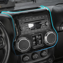 For 2011-2017 Jeep Wrangler JK JKU Center Console Dashboard Control Panel Cover Trim RT-TCZ