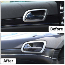 RT-TCZ Interior Door Handle Frame Cover Trim Decor for Jeep Grand Cherokee 2011-2020