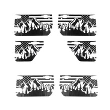 For 2018+ Jeep Wrangler JL 2/4 Door Car Door Decal Sticker American Flag RT-TCZ