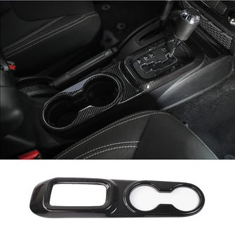 For 2011-2017 Jeep Wrangler JK JKU Water Cup Holder & Gear Shift Trim Cover