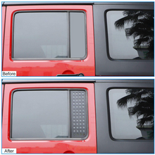 For 2007-2017 Jeep Wrangler JKU 4Doors Rear Door Window Glass Panel Cover RT-TCZ