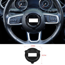 For 2018+ Jeep Wrangler JL JLU & Gladiator JT Car Steering Wheel Panel Decor Cover Trim RT-TCZ