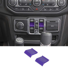 For 2018+ Jeep Wrangler JL JT Window Lift Switch Button Cover Trim RT-TCZ