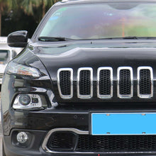 For 2014-2018 Jeep Cherokee Grille Inserts ABS Mesh Honeycomb Grill Cover Trim Kit RT-TCZ