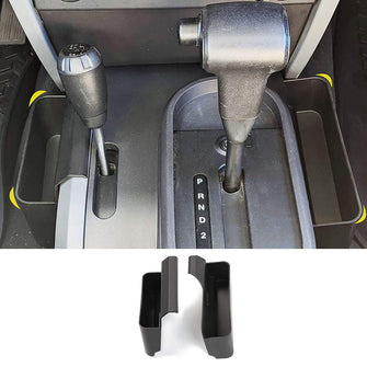 For 2007-2010 Jeep Wrangler JK JKU Center Console Gear Shift Storage Tray Box, Side Pocket Organizer