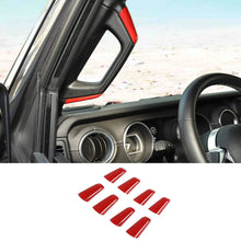 For 2018-2023 Jeep Wrangler JL JLU Interior Trim Full Set Available Separately Red RT-TCZ
