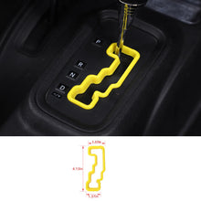 For 2011-17 Jeep Wrangler JK Gear Shift Panel Decor Bezel Trim RT-TCZ