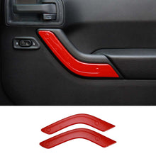 For 2011-2017 Jeep Wrangler JK 2Doors Interior Door Handle Cover Trim RT-TCZ