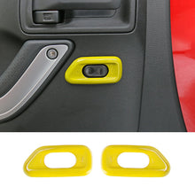 For 2010-2017 Jeep Wrangler JK Door Handle Lock Switch Button Cover Decoration Frame Trim ABS RT-TCZ