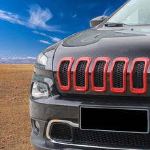 RT-TCZ Front Grill Inserts Grille Cover Frame Trims for 2014-2018 Jeep Cherokee