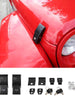 For Jeep Wrangler JK JL Gladiator JT Hood Latches Locking Catch Kit Aluminum Alloy RT-TCZ
