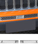 For 2019+ Jeep Renegade Front Face Grille Insect Mesh Net Decor Cover Chrome RT-TCZ