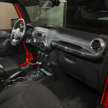 RT-TCZ 16pcs Interior Decor Trim Full Set Cover Panel For Jeep Wrangler JK 2011-2017 Chrome Accessories
