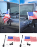 For Jeep Wrangler JK JL & Gladiator JT Engine Hood Corner Side Flag Mount, Flagpole Holder Bracket RT-TCZ