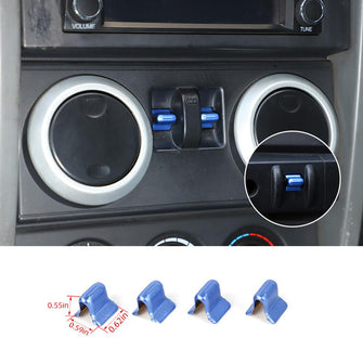 For 2007-2011 Jeep Wrangler JK  Window Control Switch Button Cover Trim RT-TCZ