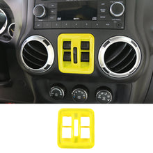 For 2011-2017 Jeep Wrangler JKU Window Lift Switch Button Cover Trim RT-TCZ