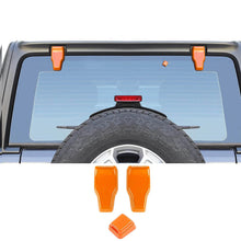 For 2018+ Jeep Wrangler JL Rear Tail Door Window Hinge & Rear Rain Wiper Nozzle Decorative Cover Trim RT-TCZ