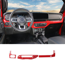 For 2024+ Jeep Wrangler JL/Gladiator JT Headlight & Air Conditioning Control & Passenger Handle Panel Trim RT-TCZ