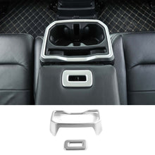 For 2018+ Jeep Wrangler JL JLU Rear Water Cup Holder Decor Cover Seat Armrest Trim RT-TCZ