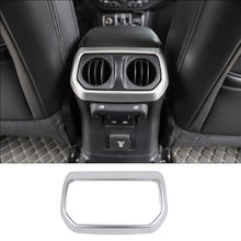For 2018+ Jeep Wrangler JL JLU Rear Back Seat Air Vents Trim Air-Condition Vent Cover Panel Bezel ABS RT-TCZ