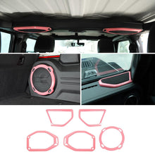 For 2018-2023 Jeep Wrangler JL Rubicon A-pillar &Roof &Trunk Speaker Cover Trim RT-TCZ