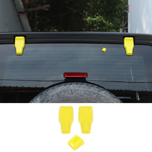 For 2018+ Jeep Wrangler JL Rear Tail Door Window Hinge & Rear Rain Wiper Nozzle Decorative Cover Trim RT-TCZ