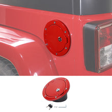 For 2007-2017 Jeep Wrangler JK JKU Fuel Tank Gas Cap Cover Trim RT-TCZ