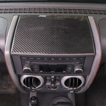 For 2007-2010 Jeep Wrangler JK JKU Real Carbon Fiber Dashboard Center Console Cover Trim RT-TCZ