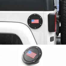 For 2007-2018 Jeep Wrangler JK JKU Aluminum Gas Cap Fuel Filler Door Cover Black