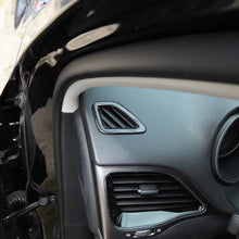 For 2014+ Jeep Cherokee 2pcs Up Vent Decoration Ring Cover Trim RT-TCZ