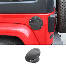 For Jeep Wrangler 2007-2018 JK JKU Fuel Filler Cover Gas Cap Tank Door Aluminum Alloy