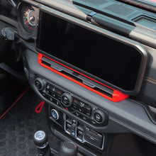 For Jeep Wrangler JL & Gladiator JT 2024+ Center Air Vent Decoration On Instrument Panel Trim Frame