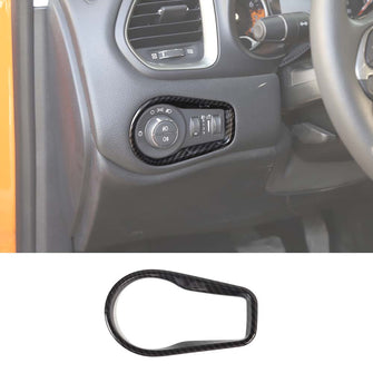 For 2015-2020 Jeep Renegade Headlight Switch Button Frame Trim Cover Decor RT-TCZ
