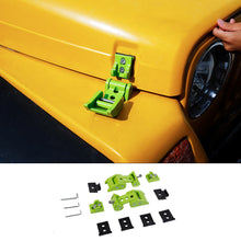 For 1997-2006 Jeep Wrangler TJ Hood Latches Lock Catch Cover Kit RT-TCZ