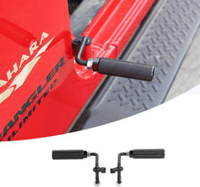 For 2007+ Jeep Wrangler JK JKU JL JLU JT Side Door Foot Pegs Pedal Kick Panel RT-TCZ