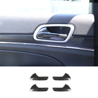 RT-TCZ Interior Door Handle Frame Cover Trim Decor for Jeep Grand Cherokee 2011-2020