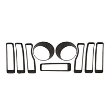 For 2018-2023 Jeep JL Front Grille Inserts Ring Trim & Headlight Cover RT-TCZ
