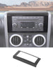 For 2007-2010 Jeep Wrangler JK JKU Radio CD Screen Frame Cover Trim RT-TCZ