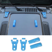 For 2018+ Jeep Wrangler JL JLU Gladiator JT Engine Hood Hinge & Hood Decoration Cover Trim RT-TCZ