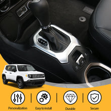 For Jeep Renegade 2016+ Central Gear Shift Panel Trim Cover Decor Frame RT-TCZ