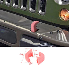 For Jeep Wrangler JK/JL/JT Front Bumper Tow Hook Cover Trim RT-TCZ