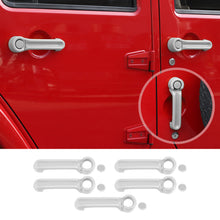 For 2007-2017 Jeep Wrangler JKU 4-Door Door Handle Cover Inserts & Tailgate Handle Cover Trim RT-TCZ