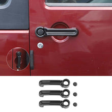 For Jeep Wrangler JK 07-17 2 Doors Exterior Door Handle & Tailgate Cover Trim