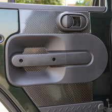 RT-TCZ Rear Door Decoration Sticker Trim Kit for Jeep Wrangler JKU 2007-2010 4Doors Carbon Fiber freeshipping - RT-TCZ