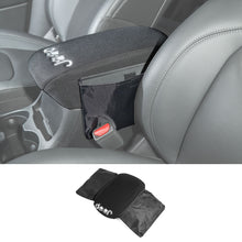 For 2014+ Jeep Cherokee Black Center Console Armrest Box Cover Pad w/ bags RT-TCZ