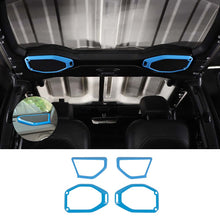 For 2018-2023 Jeep Wrangler JL JLU & Gladiator JT Roof Speaker & A-Pillar Speaker Cover Trim RT-TCZ
