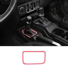 For 2018+ Jeep Wrangler JL & Gladiator JT Four-wheel Drive Gear Shift Panel Ring Cover Trim RT-TCZ