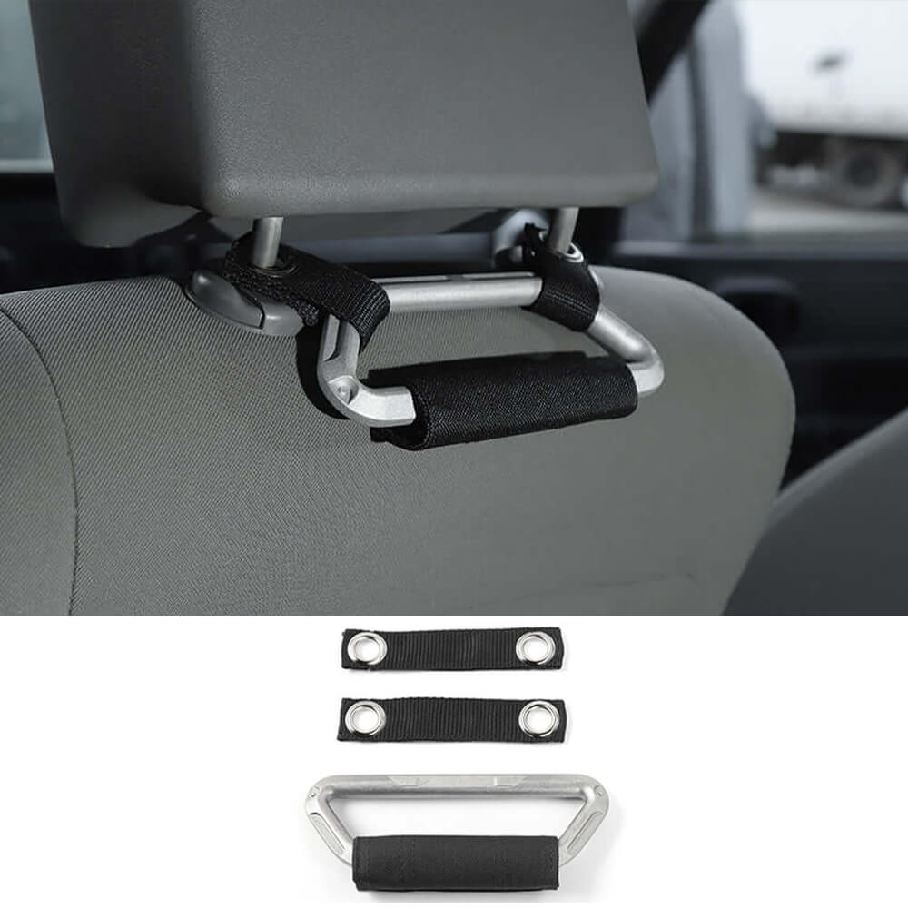 RT-TCZ Back-Grip Headrest Passenger Grab Handles for Wrangler JL JK ...