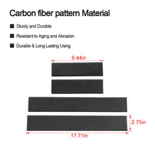 For 2011-2020 Jeep Grand Cherokee 4PC Car Door Sill Scuff Anti Scratch Sticker Soft Carbon Fiber RT-TCZ