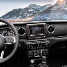 For 2018-2023 Jeep Wrangler JL & Gladiator JT GPS Navigation Panel Cover Trim RT-TCZ